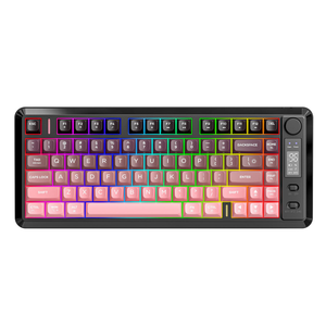 82 Key Freewolf M75 Wireless Gaming Keyboard RGB Backlit 2000mAh