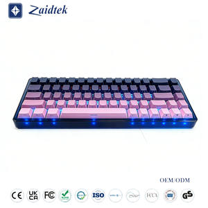 68 Key Tri-Mode Hot-Swappable Mechanical Gaming Keyboard RGB Wireless 5.3 USB-C