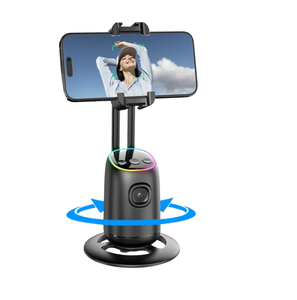 Auto Tracking Smart Robot Phone Holder 360 Face AI Shooting Gimbal Stabilizer Flexible Remote Control Selfie Stick For Vlog Desk